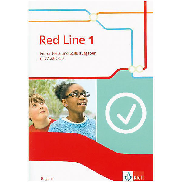 Red Line, Ausgabe Bayern 2017: 5. Klasse, Fit für Tests und Schulaufgaben mit CD-ROM