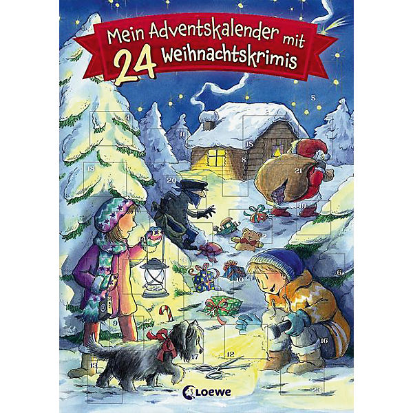 Mein Adventskalender mit 24 Weihnachtskrimis