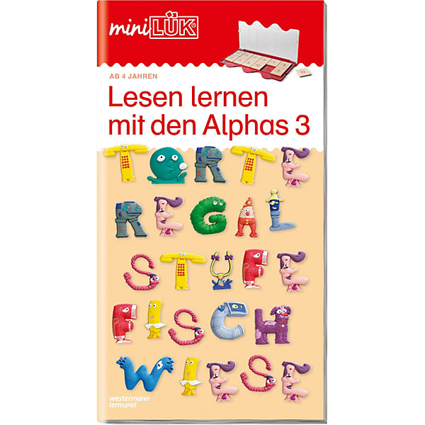 mini LÜK: Lesen lernen mit den Alphas, Übungsheft 3
