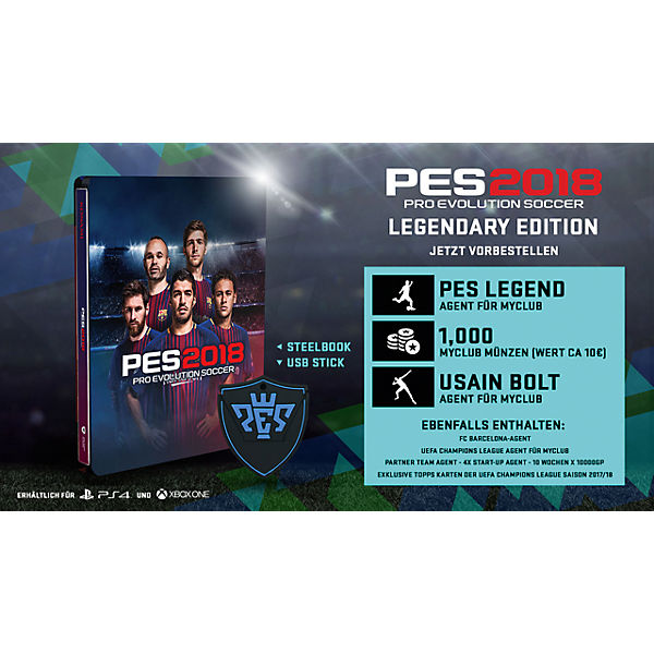XBOXONE PES 2018 Legendary Edition