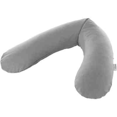 Bezug für Stillkissen Original 190 cm, Melange mittelgrau