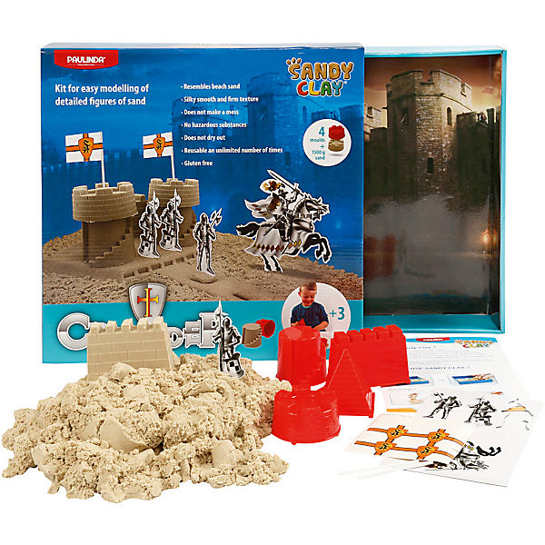 Sandy Clay, Natur, Burg, 1 Set