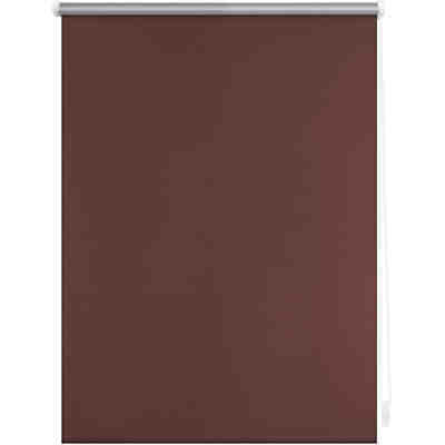 Thermo-Rollo Klemmfix, ohne Bohren, Verdunkelung, braun 2