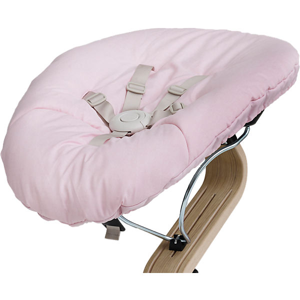 Nomi Baby coffee mit Matratze pale pink/sand