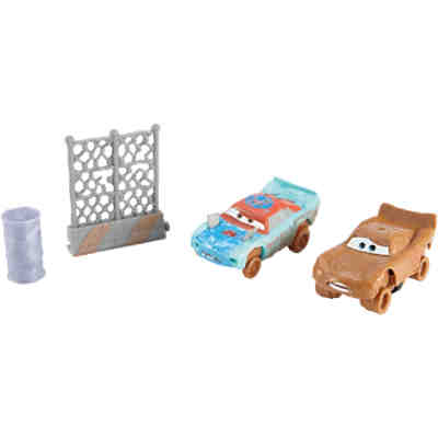 Disney Cars 3 Crazy 8 Crashers 2er-Pack Fishtail & Lightning McQueen as Chester Whipplefilter