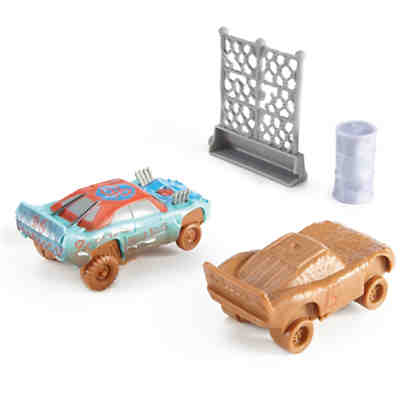Disney Cars 3 Crazy 8 Crashers 2er-Pack Fishtail & Lightning McQueen as Chester Whipplefilter 2