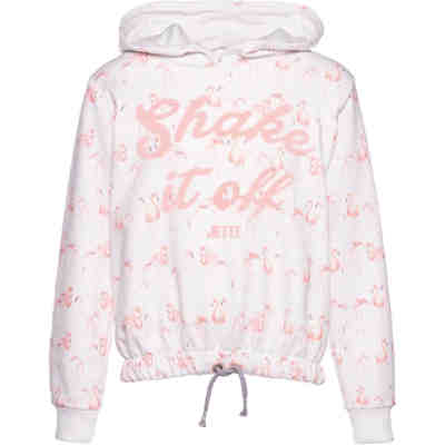 Kapuzenpullover mit Gummibund für Mädchen, Flamingo