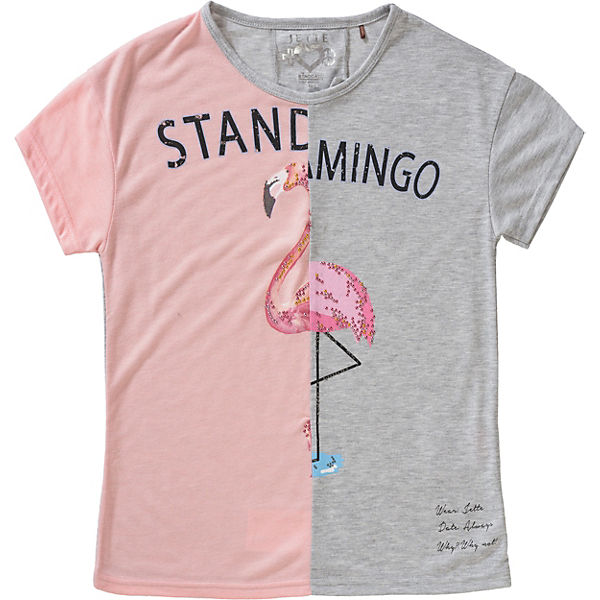 T-Shirt für Mädchen, Flamingo