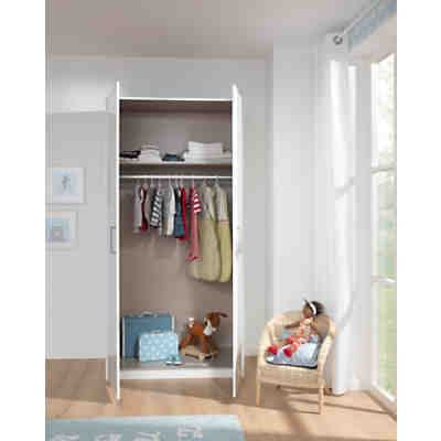 Komplettkinderzimmer Baby Glossy 4-tlg, Alpinweiß/ Kristallweiß Hochglanz 2