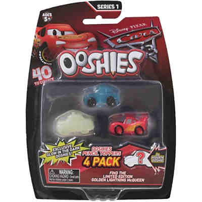 Ooshies Sammelfiguren Stifteaufsatz/Pencil-Topper Cars 3, 4 Stück