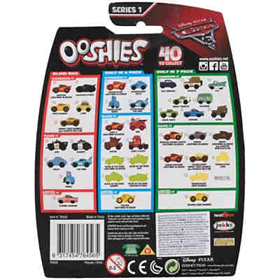 Ooshies Sammelfiguren Stifteaufsatz/Pencil-Topper Cars 3, 4 Stück 2