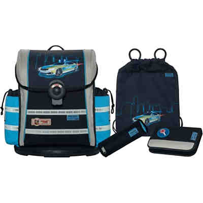 Schulranzenset ERGO Light 912 S Polizei mit Blinkfunktion, 4-tlg. 2
