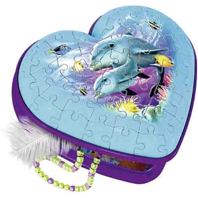 Girly Girl Edition 3D Puzzle Herzschatulle 54 Teile Unterwasserwelt 2