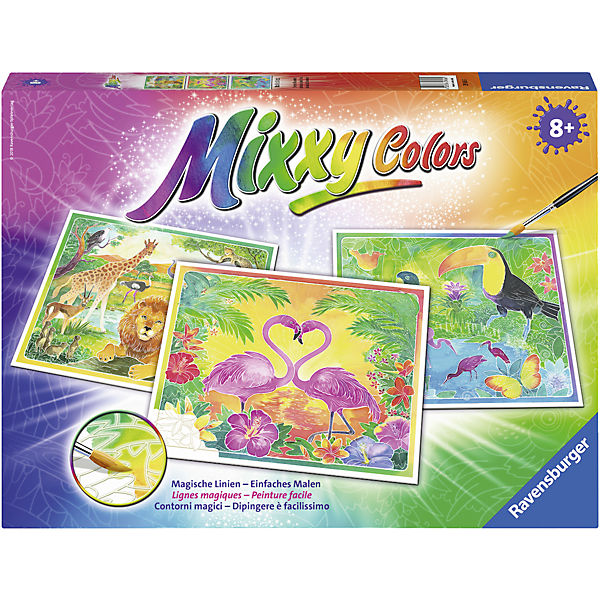 Mixxy Colors Tiere am Wasserloch