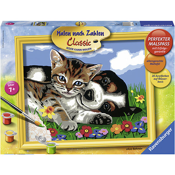 Malen nach Zahlen Serie C Tierfreundschaft