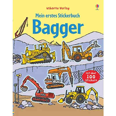 Mein erstes Stickerbuch: Bagger
