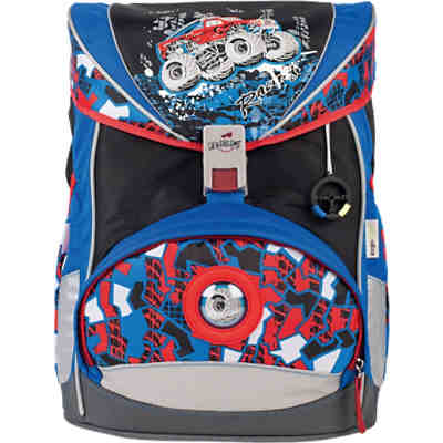 DerDieDas Schulrucksackset ErgoFlex Big Truck, 5-tlg. (Kollektion 2017/2018)