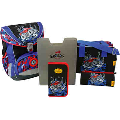 DerDieDas Schulrucksackset ErgoFlex Big Truck, 5-tlg. (Kollektion 2017/2018) 2