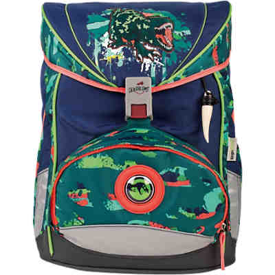 DerDieDas Schulrucksackset ErgoFlex T-Rex, 5-tlg. (Kollektion 2017/2018)