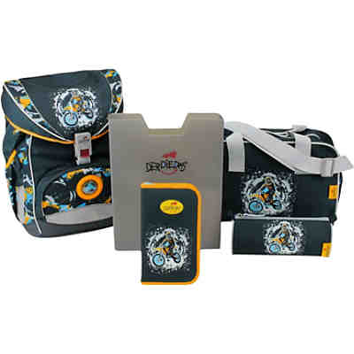 DerDieDas Schulrucksackset ErgoFlex Dirt Bike, 5-tlg. (Kollektion 2017/2018) 2