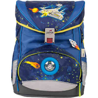 DerDieDas Schulrucksackset ErgoFlex EXKLUSIV LED Galaxy Explorer, 5-tlg. (Kollektion 2017/2018)