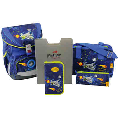 DerDieDas Schulrucksackset ErgoFlex EXKLUSIV LED Galaxy Explorer, 5-tlg. (Kollektion 2017/2018) 2