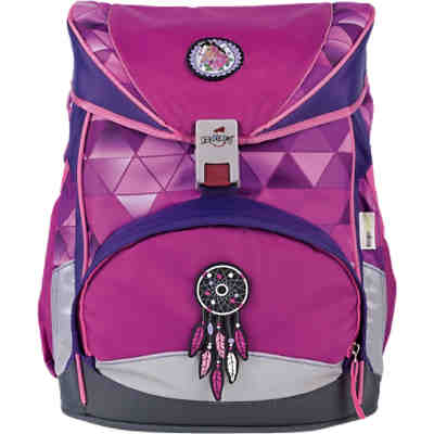 DerDieDas Schulrucksackset ErgoFlex EXKLUSIV SWITCH PATCH Girls, 13-tlg. (Kollektion 2017/2018)