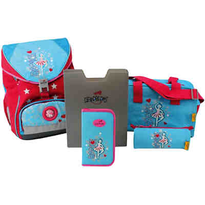 DerDieDas Schulrucksackset ErgoFlex XL Dancing, 5-tlg. (Kollektion 2017/2018) 2