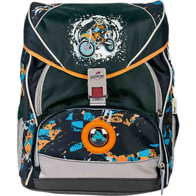 DerDieDas Schulrucksackset ErgoFlex XL Dirt Bike, 5-tlg. (Kollektion 2017/2018)