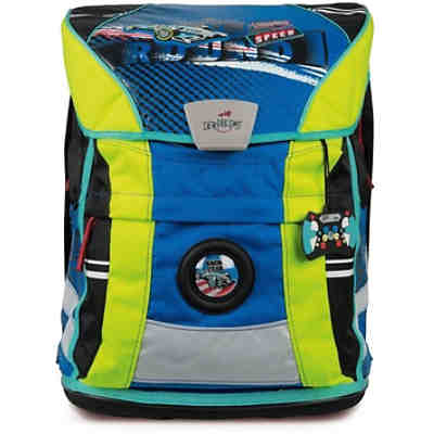 DerDieDas Schulrucksackset ErgoFlex VARIO Racing Team, 5-tlg. (Kollektion 2017/2018)
