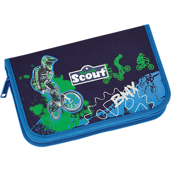 Scout Federmäppchen BMX, 23-tlg. (Kollektion 2018)