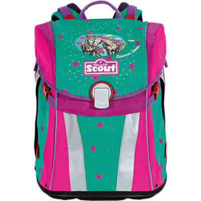 Scout Schulranzenset SUNNY Summer Green, 4-tlg. (Kollektion 2018)