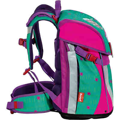 Scout Schulranzenset SUNNY Summer Green, 4-tlg. (Kollektion 2018) 2