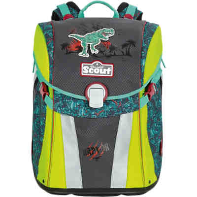 Scout Schulranzenset SUNNY Raptor, 4-tlg. (Kollektion 2018)