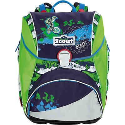 Scout Schulranzenset ALPHA BMX, 4-tlg. (Kollektion 2018)