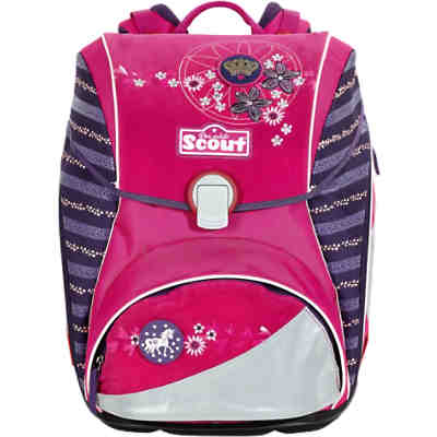 Scout Schulranzenset ALPHA STICKYS EXKLUSIV Ltd. Ed.. Princesa, 11-tlg. (Kollektion 2018)