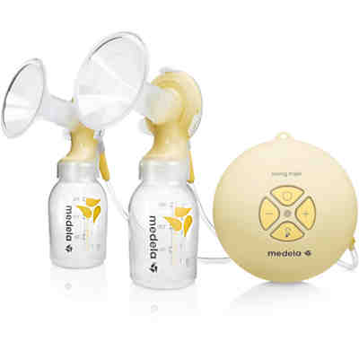 Elektrische Doppel-Milchpumpe Swing Maxi inkl. Standard Flaschen Set, PP, 150 ml, 3er Pack 2
