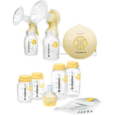 Elektrische Doppel-Milchpumpe Swing Maxi inkl. GRATIS Muttermilch-Flaschenset