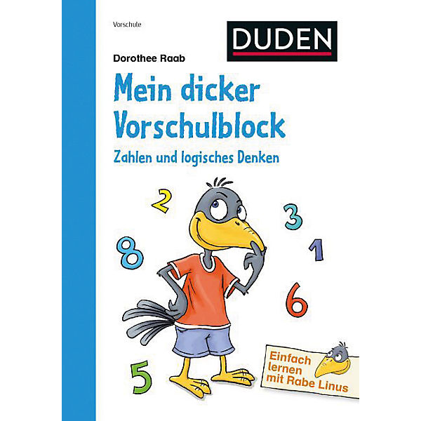 Einfach lernen mit Rabe Linus: Mein dicker Vorschulblock: Zahlen und logisches Denken