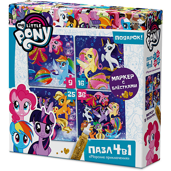 Пазл Origami Monster High 500 элементов + маркер с блестками Пазл Origami Monster High 500 элементов + маркер с блестками