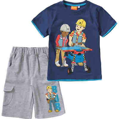 Bob der Baumeister Set T-Shirt + Sweatshorts für Jungen
