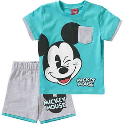 Disney Mickey Mouse & friends Baby Set T-Shirt + Shorts für Jungen