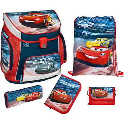 Schulranzenset Campus Up Cars III, 5-tlg. (Kollektion 2017/2018) 2
