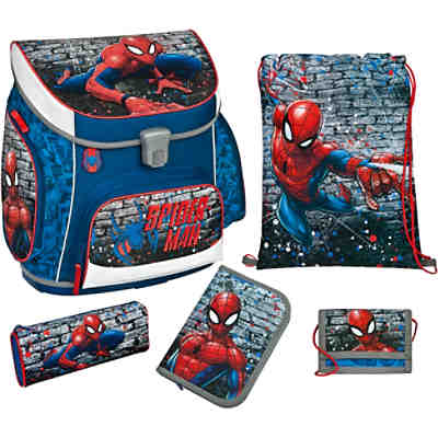 Schulranzenset Campus Up Spider-Man, 5-tlg. (Kollektion 2018) 2