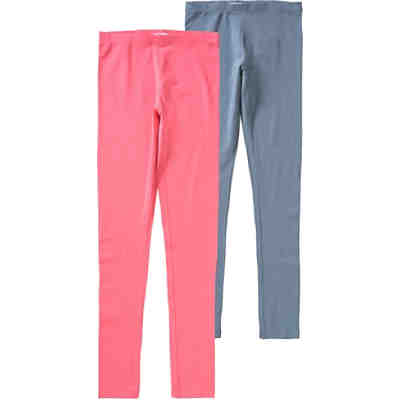 Leggings Doppelpack NKFVIVIAN für Mädchen, Organic Cotton