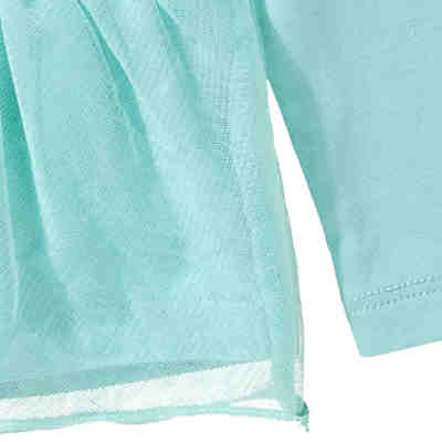 Baby Langarmshirt mit Glitzer-Print und Tüllrüsche für Mädchen REG 2