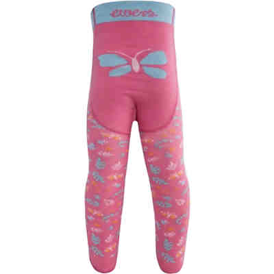 Krabbelstrumpfhose Krabbelfix mit Po Motiv, für Mädchen, Schmetterlinge 2