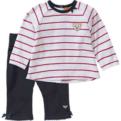 Set Baby Langarmshirt und Softbundhose für Mädchen