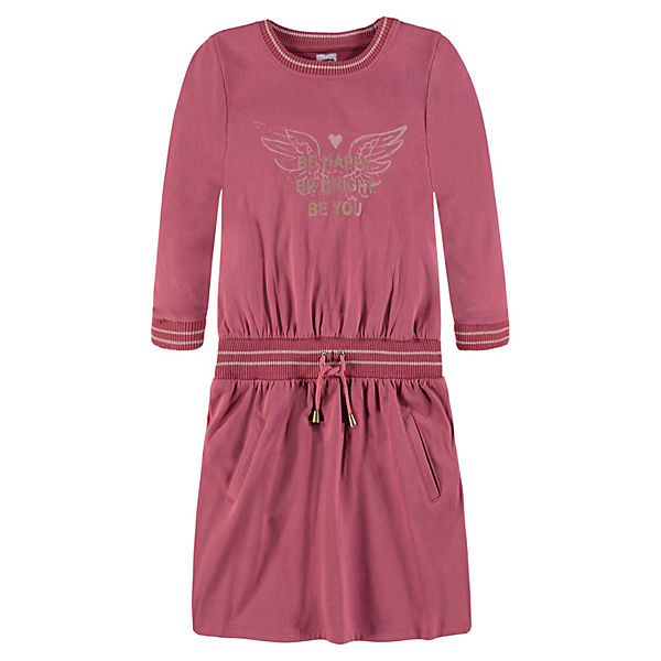 Kinder Sweatkleid mit Gummizug in der Taille
