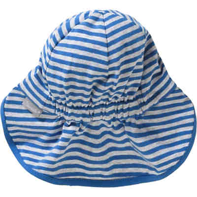 Baby Sonnenhut mit Nackenschutz zum Binden mit UV-Schutz 30+ für Jungen 2